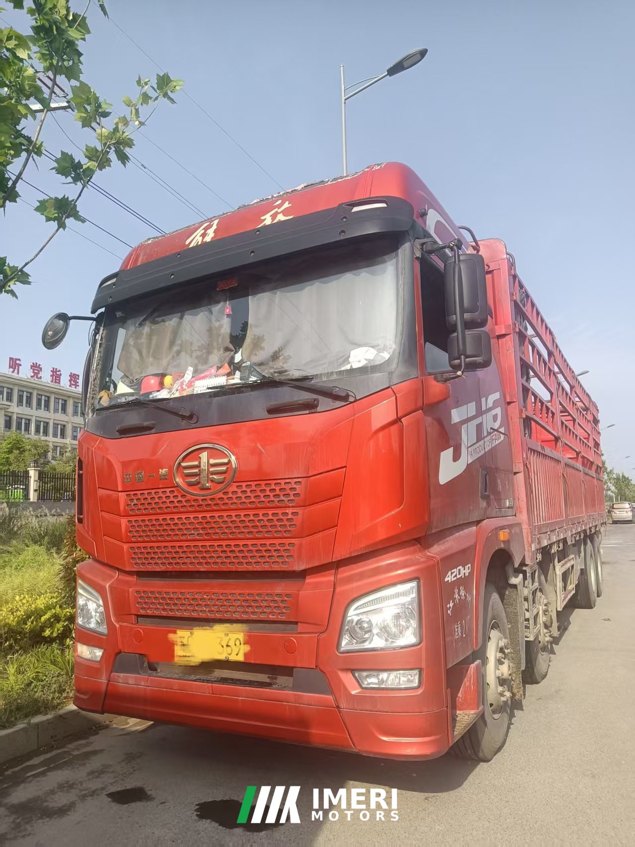 2019 FAW Jiefang JH6 420 hp 8X4 9.5 m