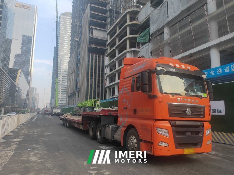 17.5 m x3 m other axle low flatbed semi-trailer - грузовик из Китая