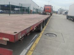 17.5 m x3 m other axle low flatbed semi-trailer - фото 4
