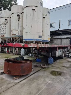 11.5 m x2.55 m 3 flatbed semi-trailer - фото 1