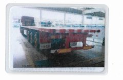 11.5 m x2.55 m 3 flatbed semi-trailer - фото 4