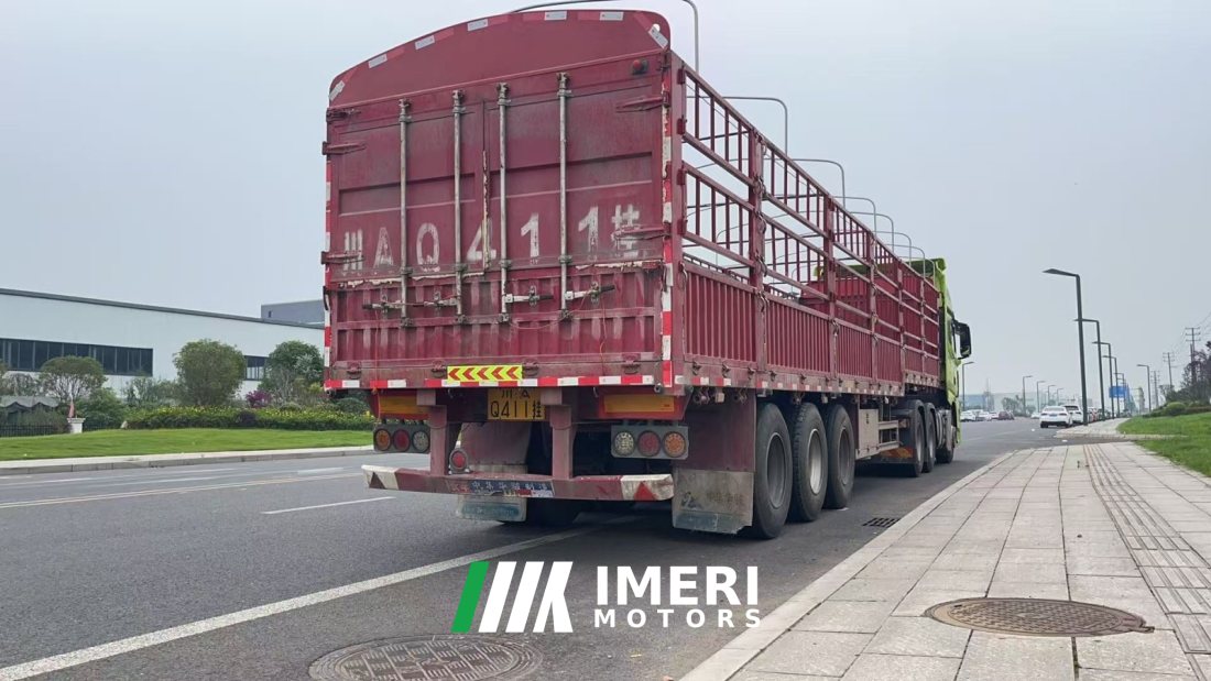 13 m x25.5 m 3 stake body semi-trailer - სატვირთო ჩინეთიდან
