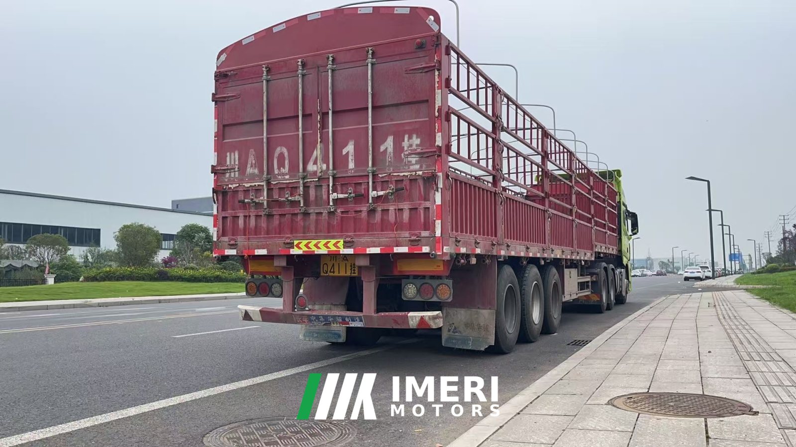 2020 13 m x25.5 m 3 stake body semi-trailer