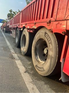 13 m x255 m 3 flatbed semi-trailer - ფოტო 2
