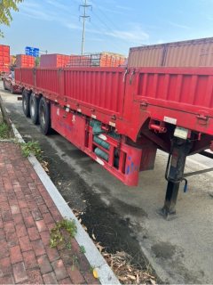 13 m x255 m 3 flatbed semi-trailer - ფოტო 6