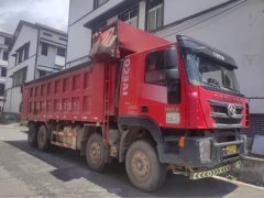 SAIC Hongyan Genlyon 350 hp 8X4 7.6 m - ფოტო 2