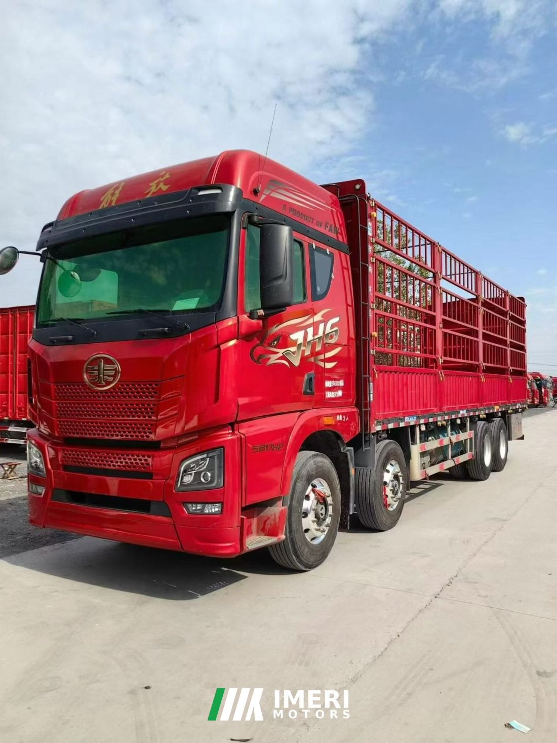 FAW Jiefang JH6 580 hp 8X4 9.5 m - truck from China