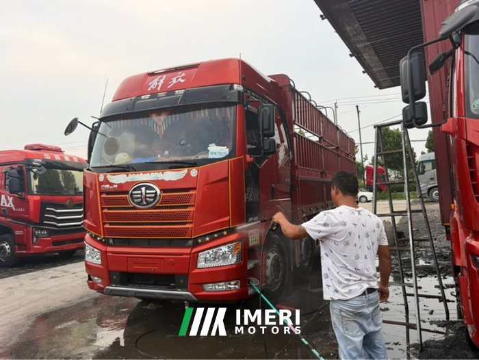 FAW Jiefang J6P 320 hp 8X4 9.65 m - სატვირთო ჩინეთიდან