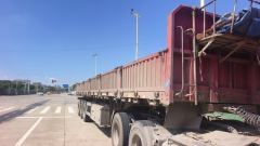13 m x2.55 m 3-axle dump semi-trailer - фото 1