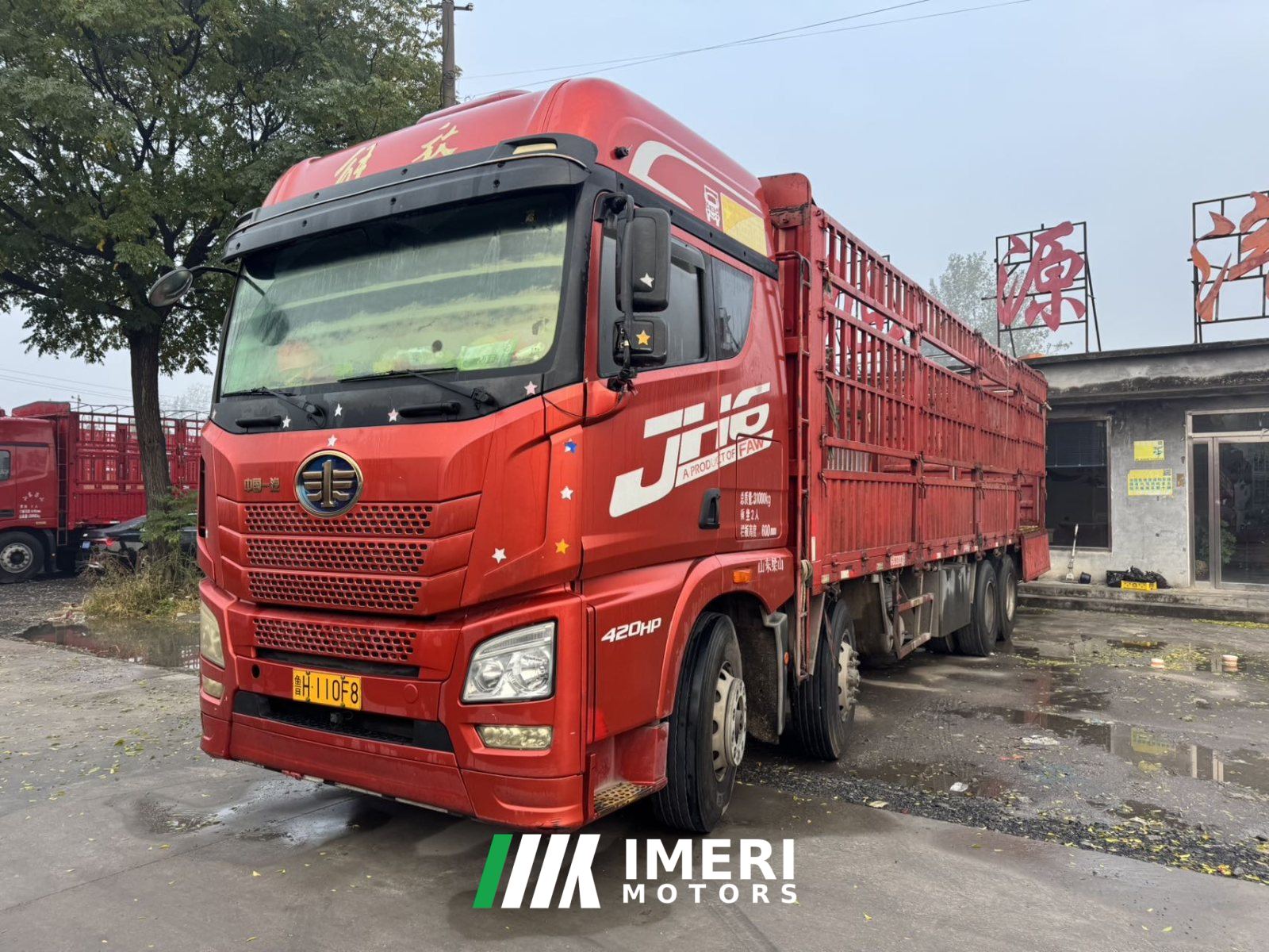 2019 FAW Jiefang JH6 420 hp 8X4 9.5 m