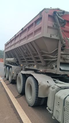 8 m x2.55 m 3-axle dump semi-trailer - фото 1