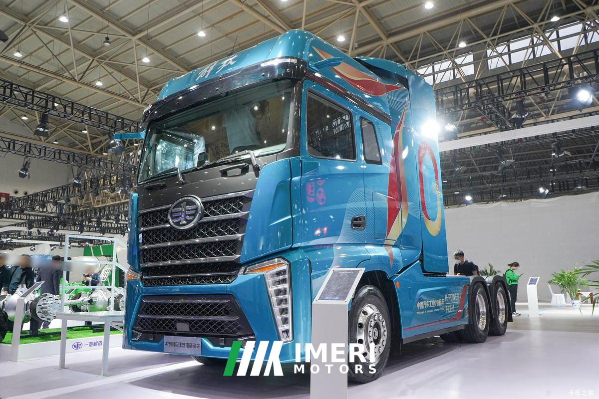 2025 FAW Jiefang J7 electric tractor truck 6X4 7.42 m