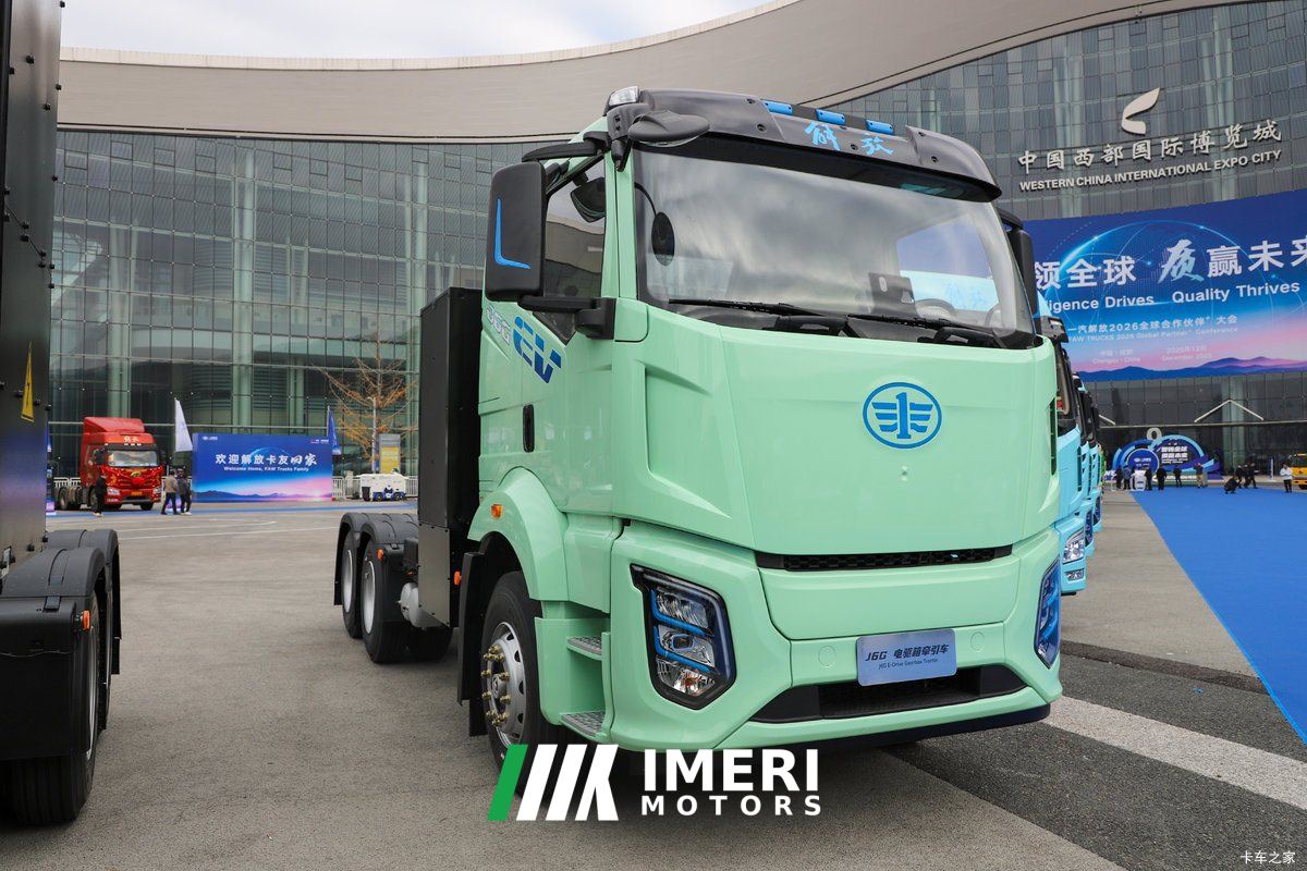 2025 FAW Jiefang J6G electric tractor truck 626 hp 6X4 7.34 m
