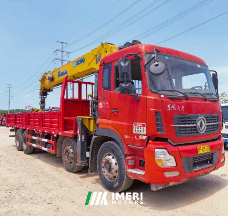 Dongfeng Tianlong 350 hp 8X4 8.5 m - სატვირთო ჩინეთიდან
