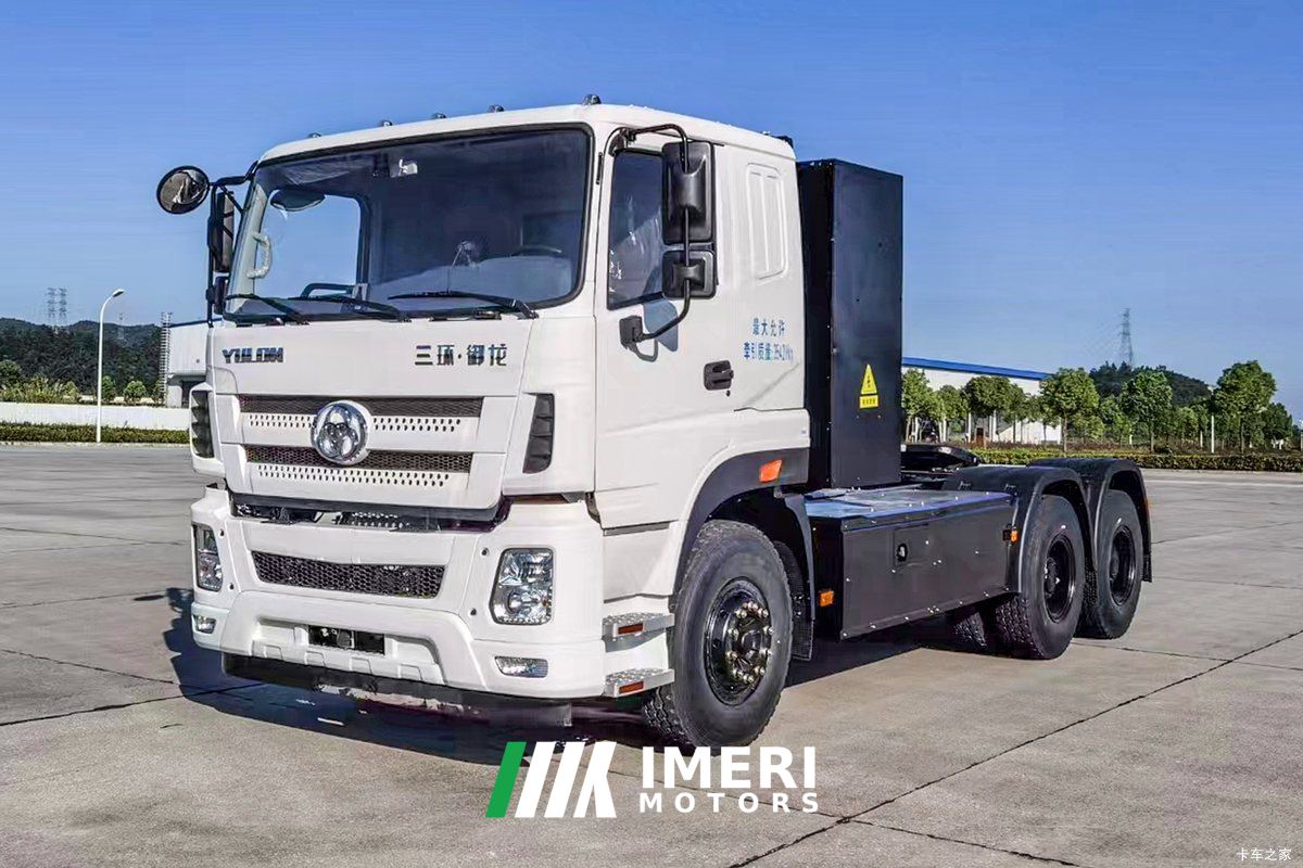 2025 Sanhuan Shitong electric tractor truck 6X4 7.58 m