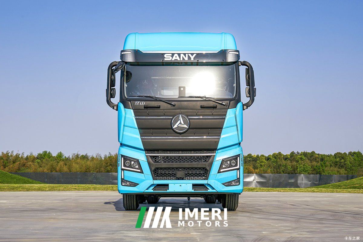 2025 SANY high roof electric tractor truck 6X4 7.4 m