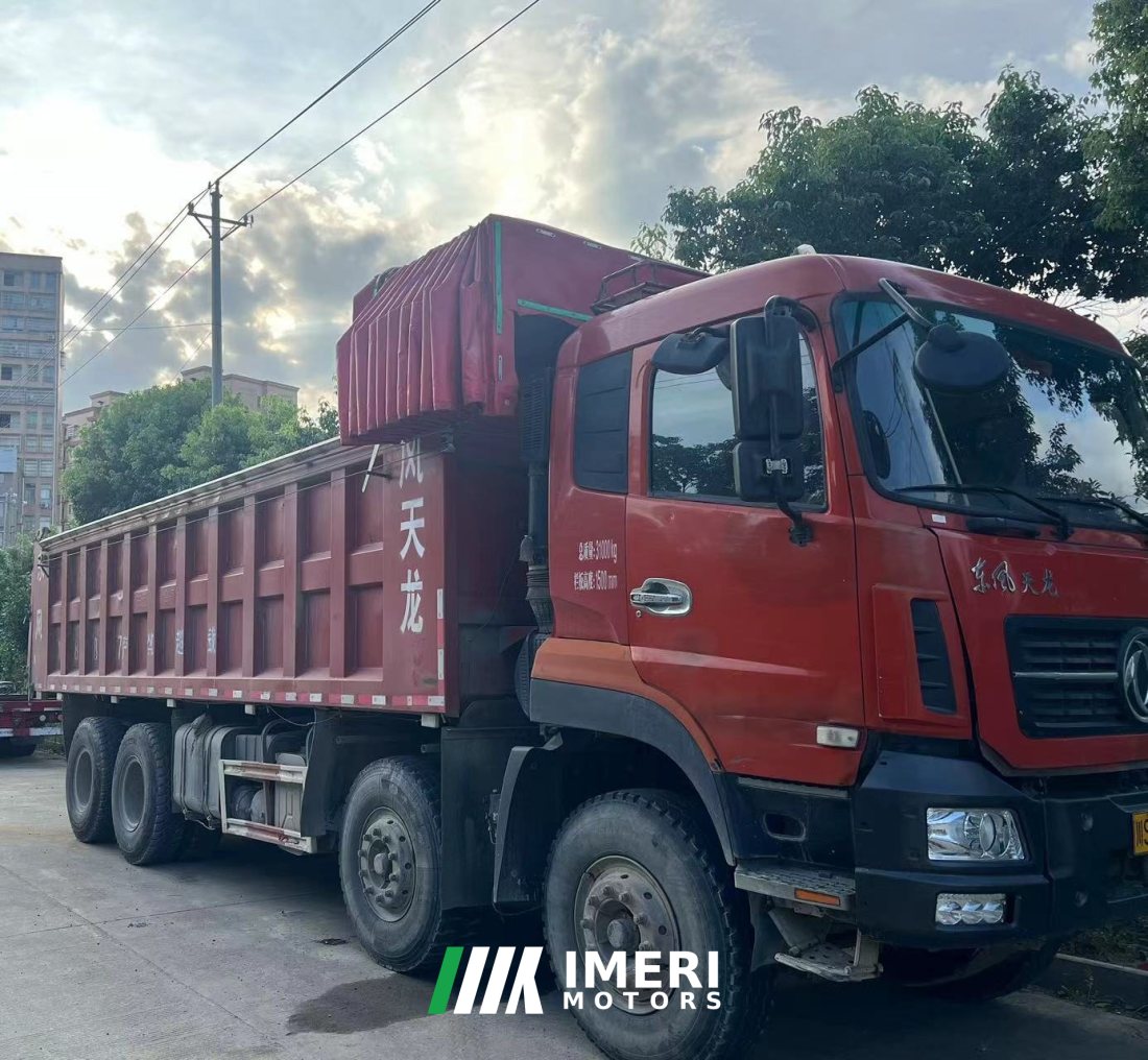 Dongfeng Tianlong KC 385 hp 8X4 7.8 m - სატვირთო ჩინეთიდან