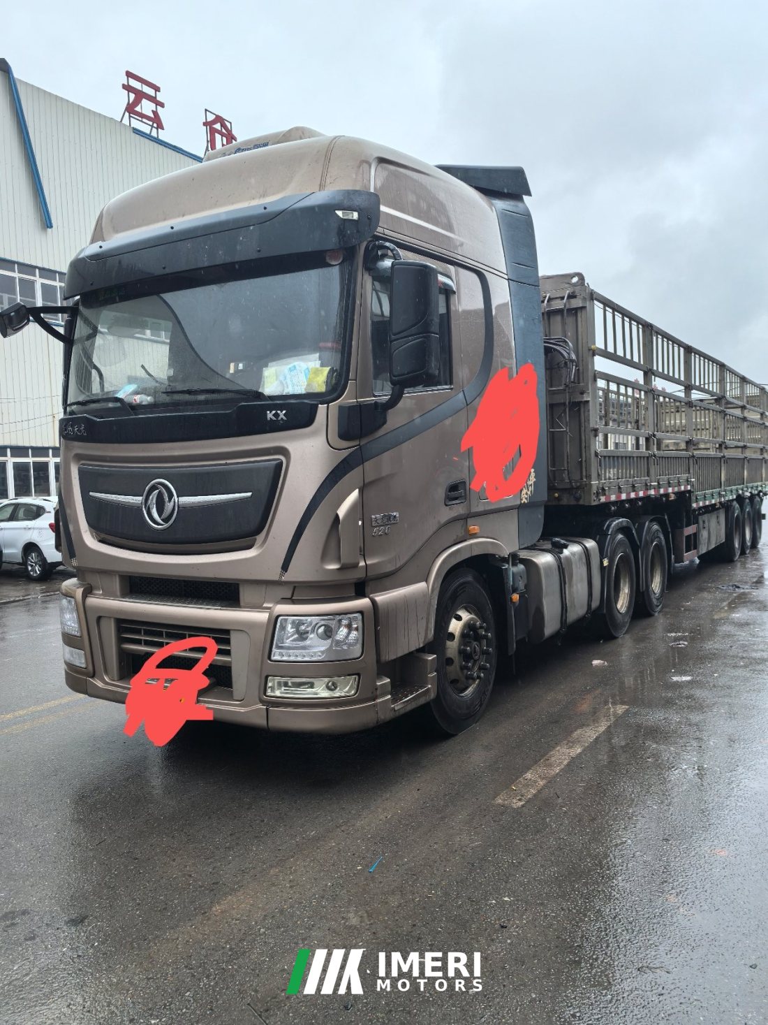 13.00 m x2.55 m 3 stake body semi-trailer - სატვირთო ჩინეთიდან