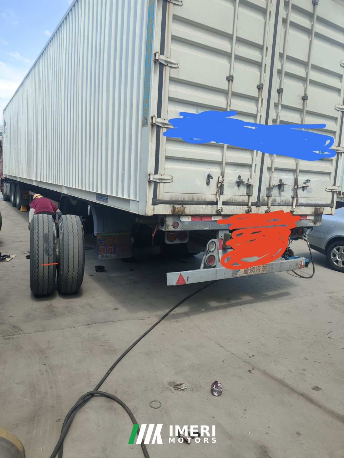 14.00 m x2.55 m 2 semi-trailer - სატვირთო ჩინეთიდან