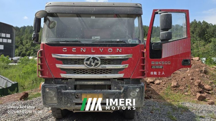 SAIC Hongyan Genlyon 450 hp 8X4 8 m - სატვირთო ჩინეთიდან