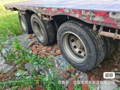 13.75 m x3 m 3 flatbed semi-trailer - ფოტო 3
