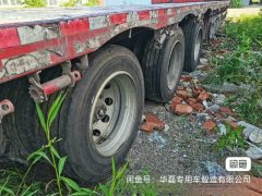 13.75 m x3 m 3 flatbed semi-trailer - ფოტო 4