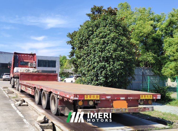 13.75 m x3 m 3 flatbed semi-trailer - სატვირთო ჩინეთიდან