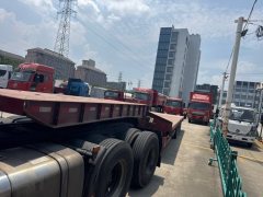 13.75 m x3 m 3 flatbed semi-trailer - ფოტო 2