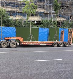 12 m x3 m 3 flatbed semi-trailer - ფოტო 5