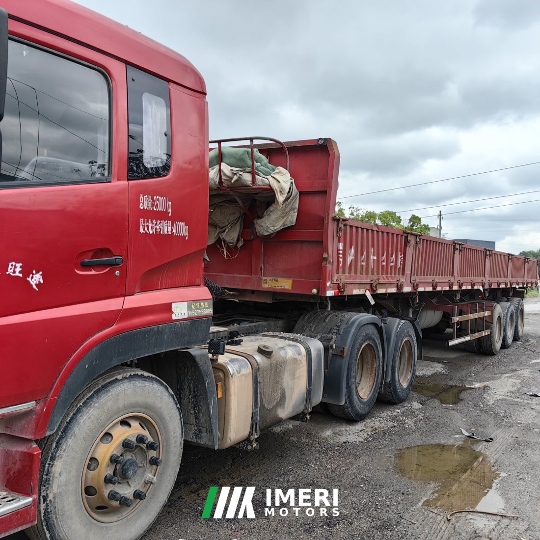 13.00 m x2.55 m 3 semi-trailer - სატვირთო ჩინეთიდან