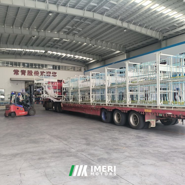 17.5 m x3 m 3 flatbed semi-trailer - სატვირთო ჩინეთიდან