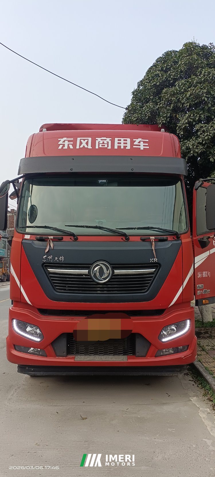 Dongfeng Tianjin KR PLUS 300 hp 6X2 6.8 m - სატვირთო ჩინეთიდან