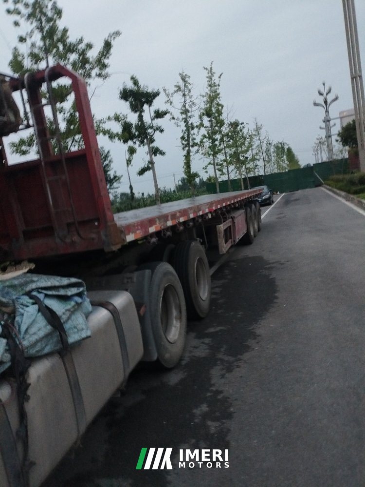 13 m x2.55 m 3 flatbed semi-trailer - სატვირთო ჩინეთიდან