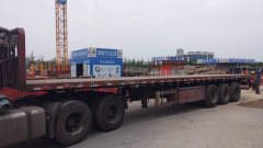 13 m x2.55 m 3 flatbed semi-trailer - ფოტო 3