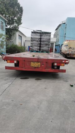13.75 m x3 m 3 flatbed semi-trailer - ფოტო 2