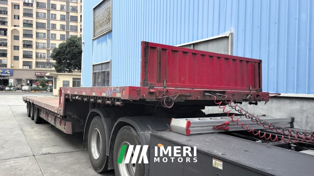 13.75 m x3 m 3 flatbed semi-trailer - სატვირთო ჩინეთიდან