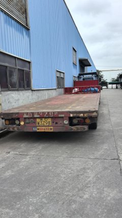 13.75 m x3 m 3 flatbed semi-trailer - ფოტო 2