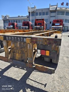 12.9 m x2.5 m 3 semi-trailer - ფოტო 1