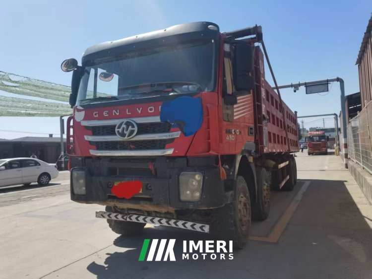 SAIC Hongyan Genlyon 430 hp 8X4 8 m - სატვირთო ჩინეთიდან
