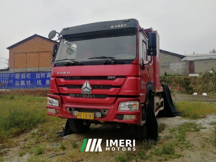 Sinotruk HOWO T6G 380 hp 8X4 7.6 m - სატვირთო ჩინეთიდან