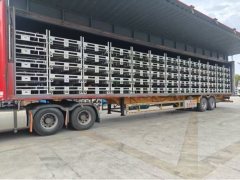 17.5 m x2.9 m 2 box body semi-trailer - ფოტო 1