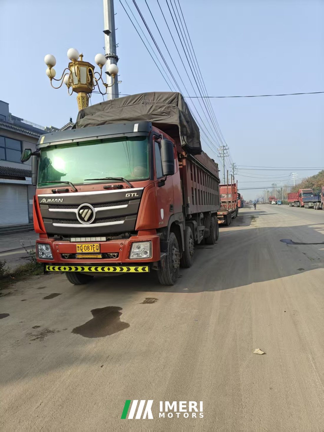 Foton Auman GTL 430 hp 8X4 8.2 m - truck from China