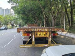 13 m x2.4 m 3 flatbed semi-trailer - ფოტო 2