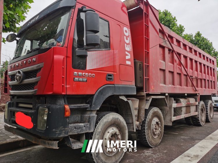 SAIC Hongyan Genlyon 520 hp 8X4 8 m - სატვირთო ჩინეთიდან