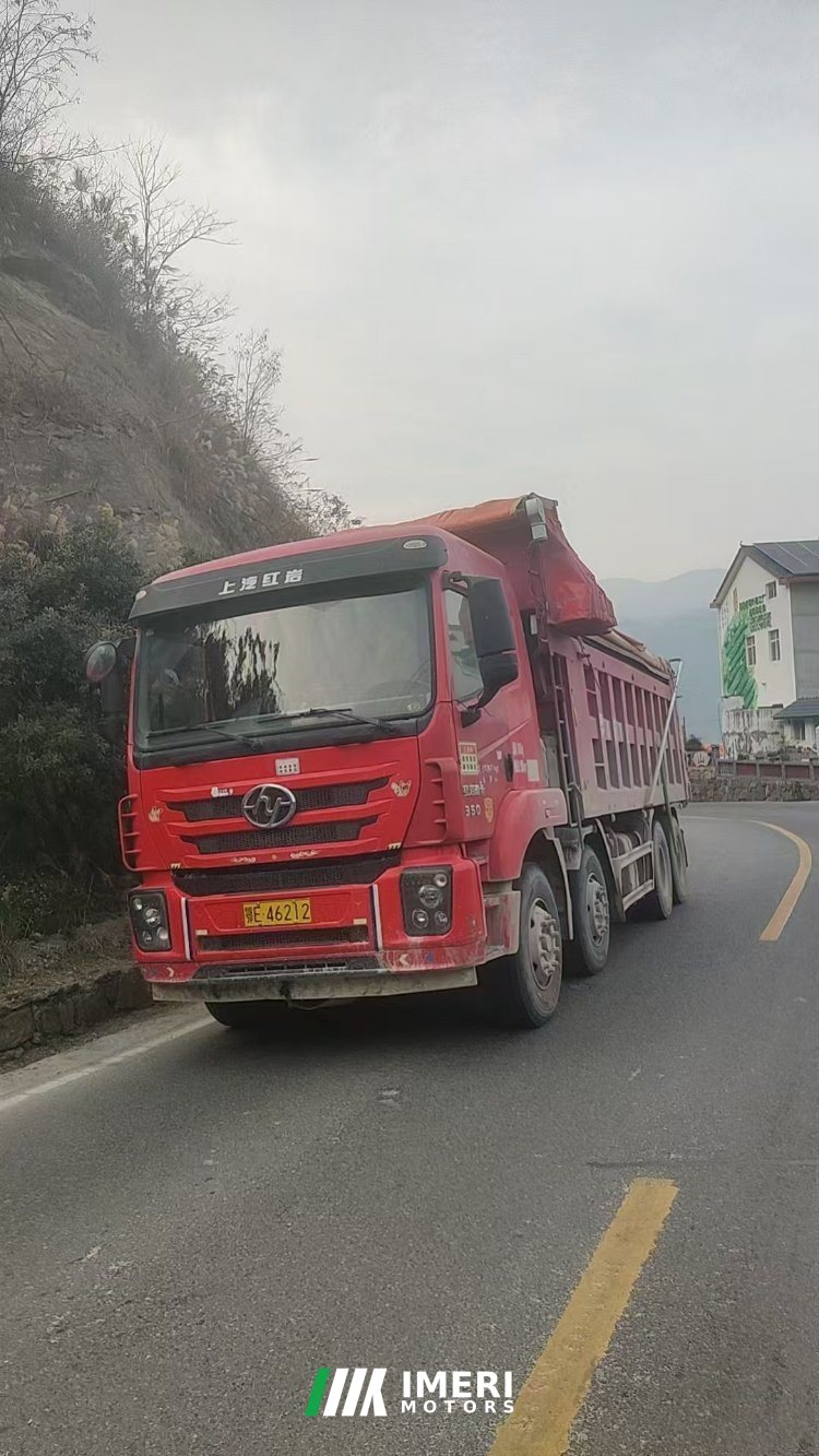 SAIC Hongyan 350 hp 8X4 6.5 m - სატვირთო ჩინეთიდან