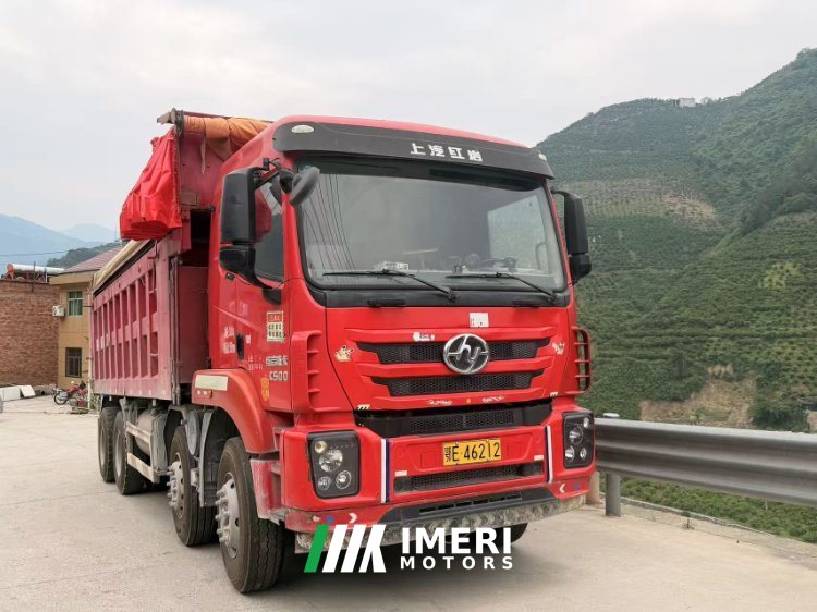 SAIC Hongyan 350 hp 8X4 6.5 m - სატვირთო ჩინეთიდან