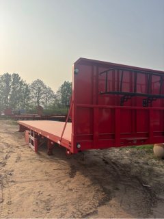 13 m x2.55 m 3 flatbed semi-trailer - ფოტო 1