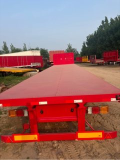 13 m x2.55 m 3 flatbed semi-trailer - ფოტო 2