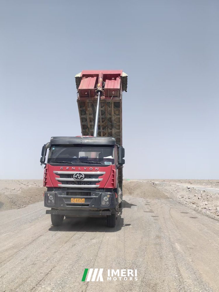 SAIC Hongyan Genlyon 430 hp 8X4 8.3 m - truck from China