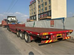 13.75 m x3 m 3 flatbed semi-trailer - ფოტო 1